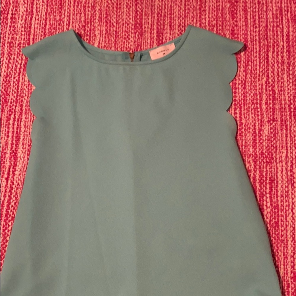 Scalloped blouse